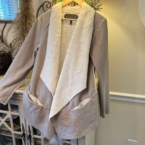 Cavalini Tan and Cream Teddy Jacket
